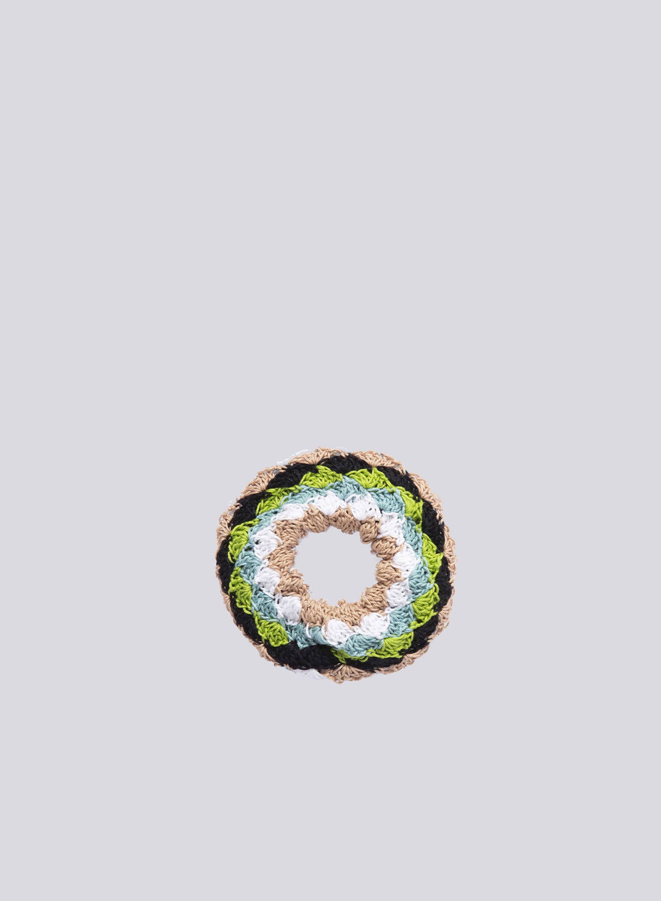 Maria la Rosa Scrunchie Crochet Haargummi Orange