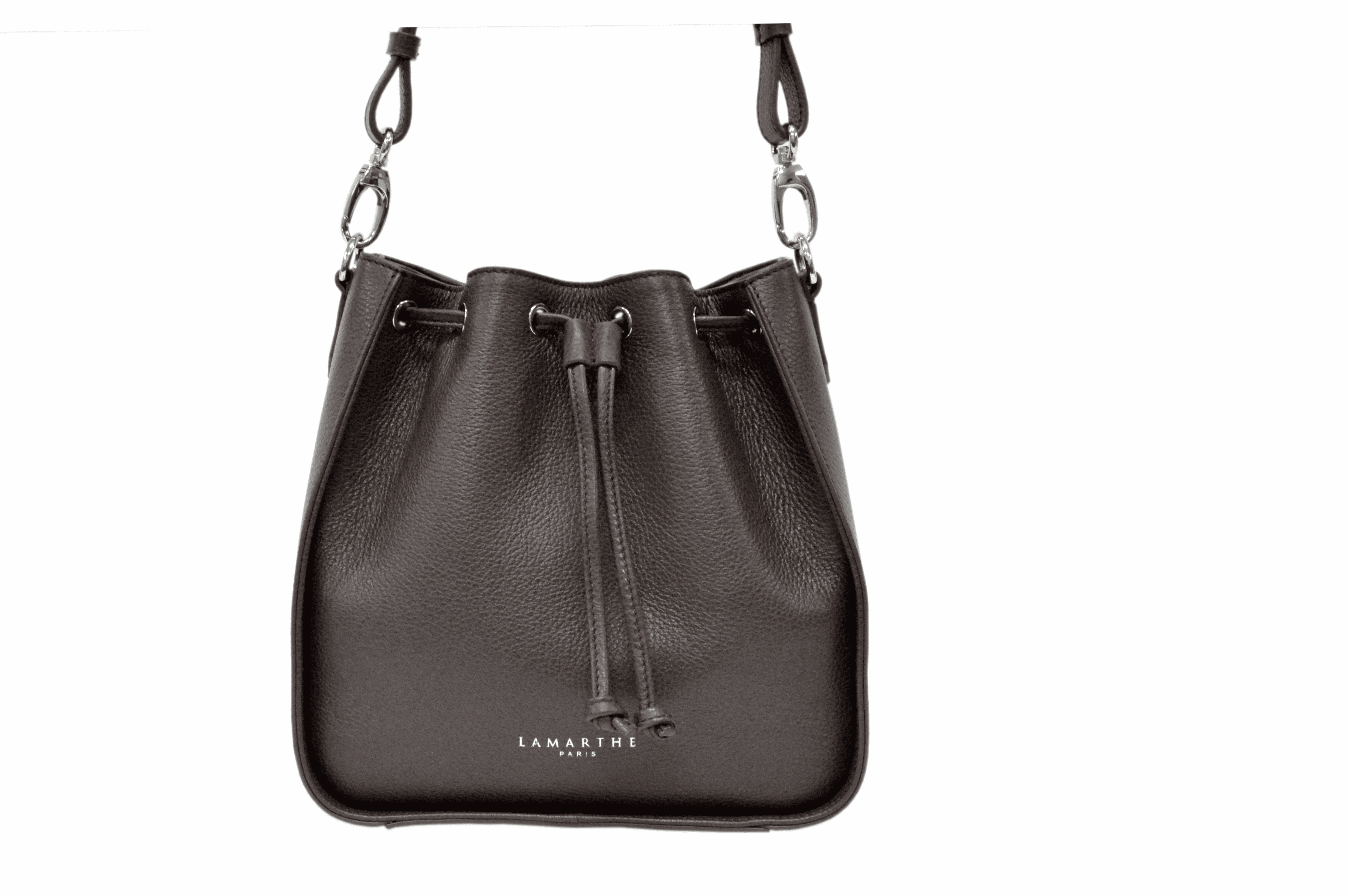 Lamarthe Calypso CS101U254-G Beuteltasche Braun Vollleder