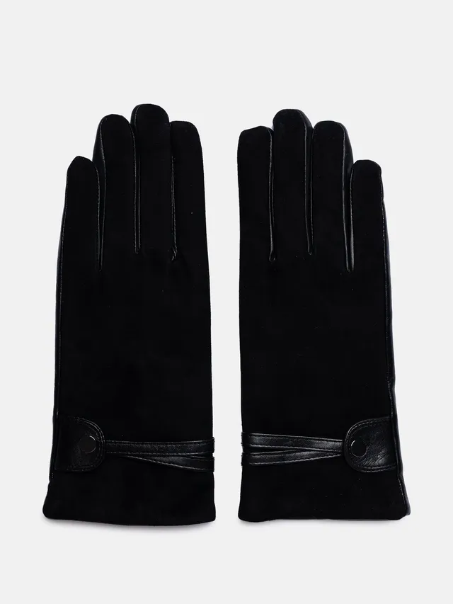 RE:DESIGNED Lina Handschuhe Black Vollleder Touch