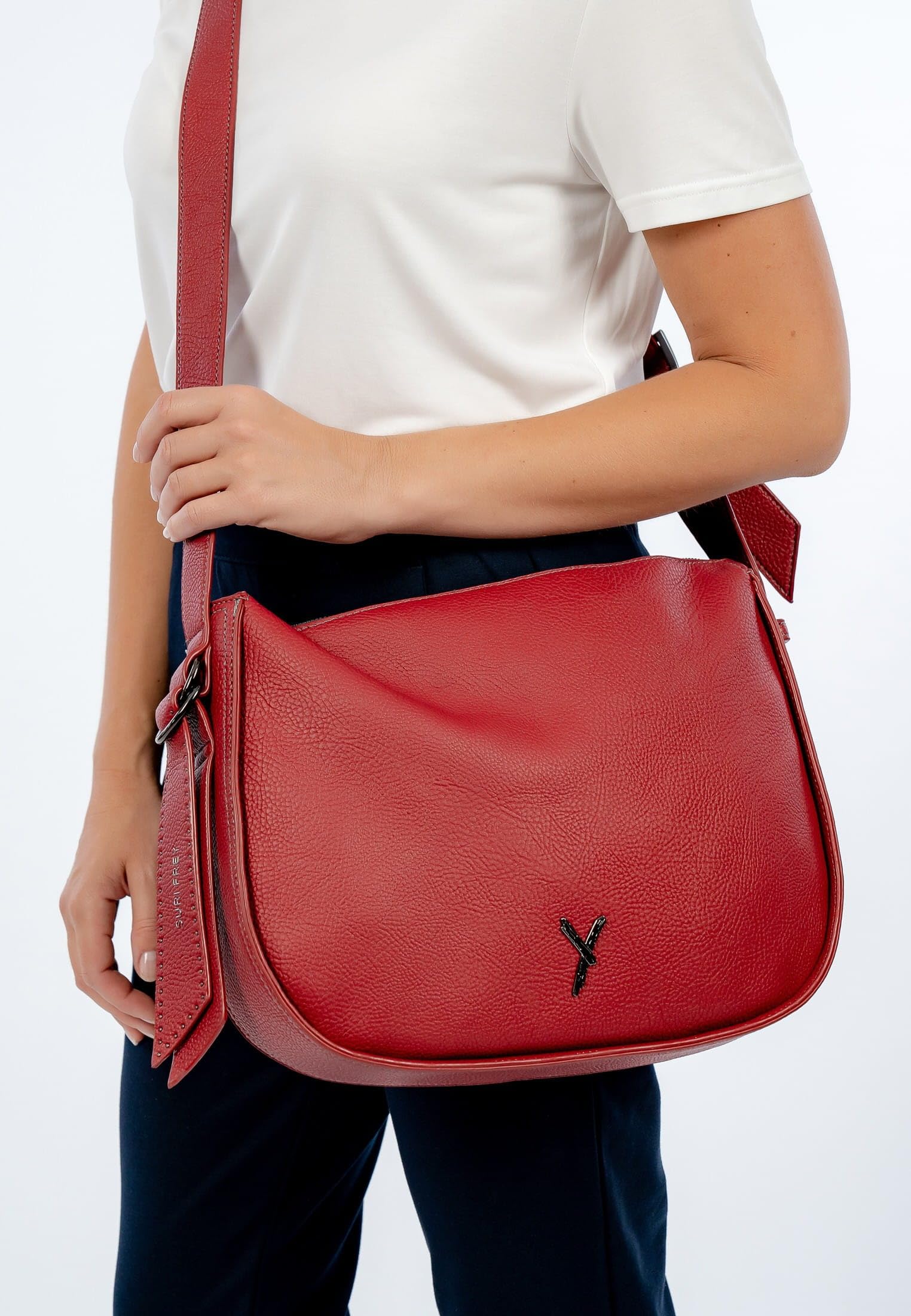 SURI FREY Gitty Shoulderbag Darkred Umhängetasche