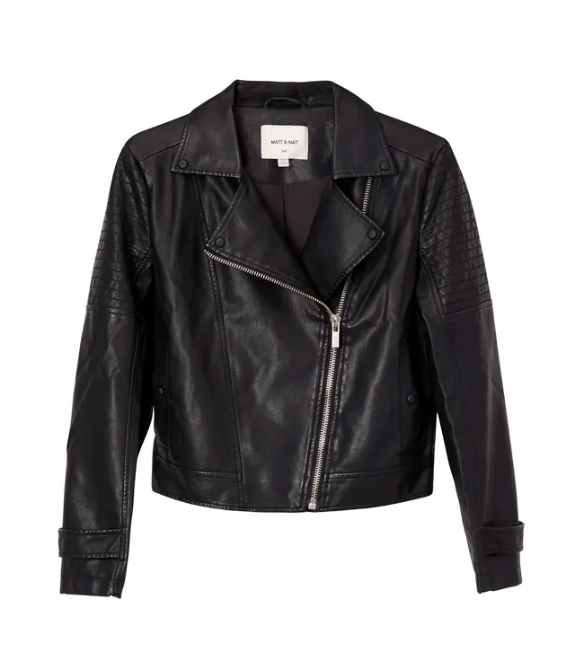 Matt & Nat Savina Bikerjacke Schwarz vegan