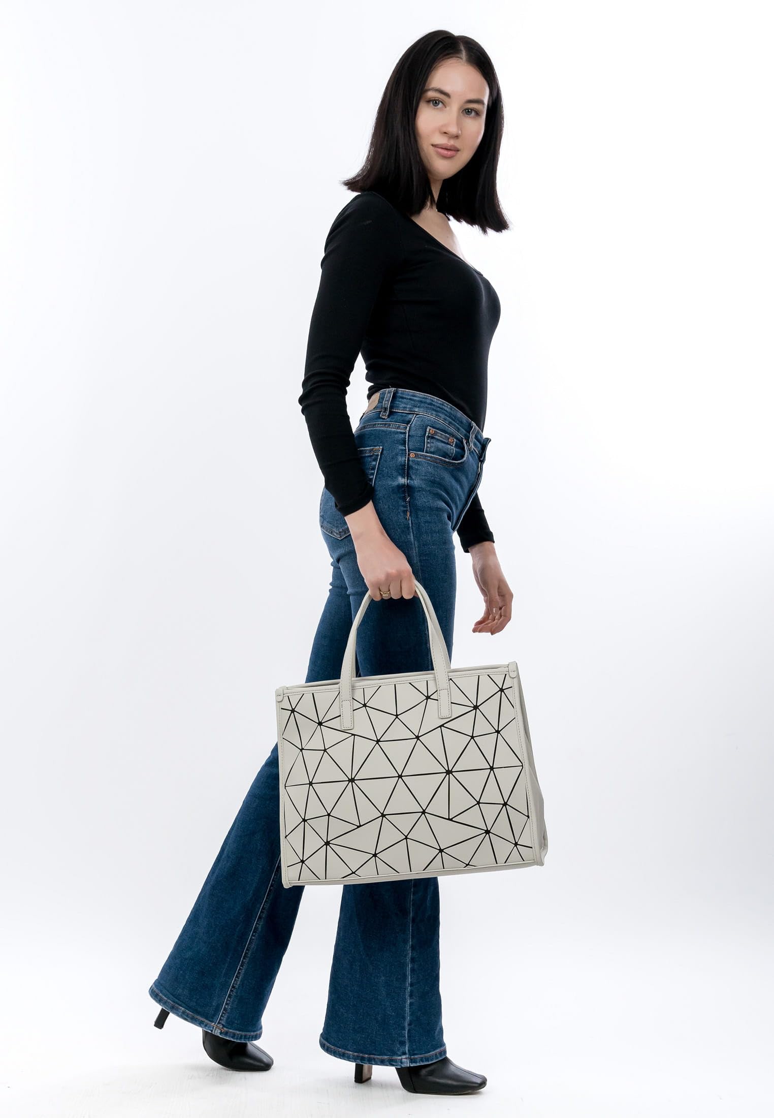 SURI FREY Jessy-Lu Cityshopper L Shopper Ecru