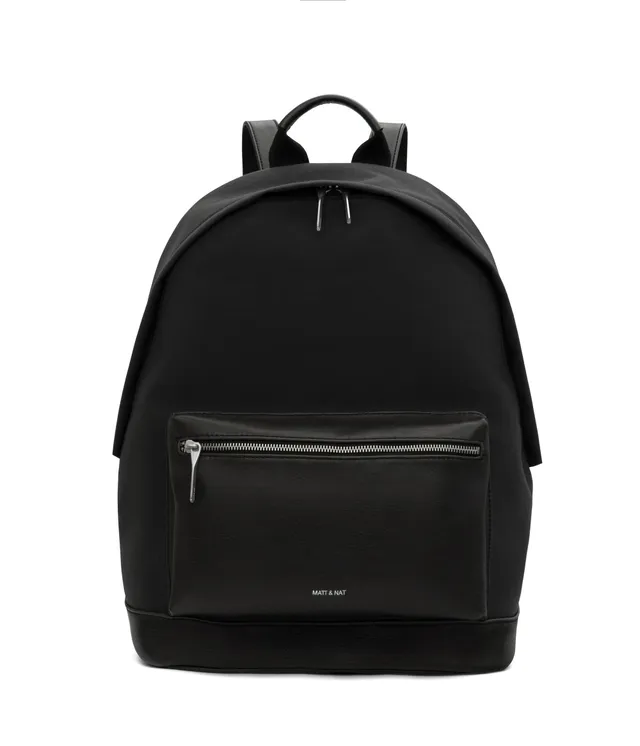 Matt & Nat Canvas Balilg Rucksack Schwarz 15 Zoll