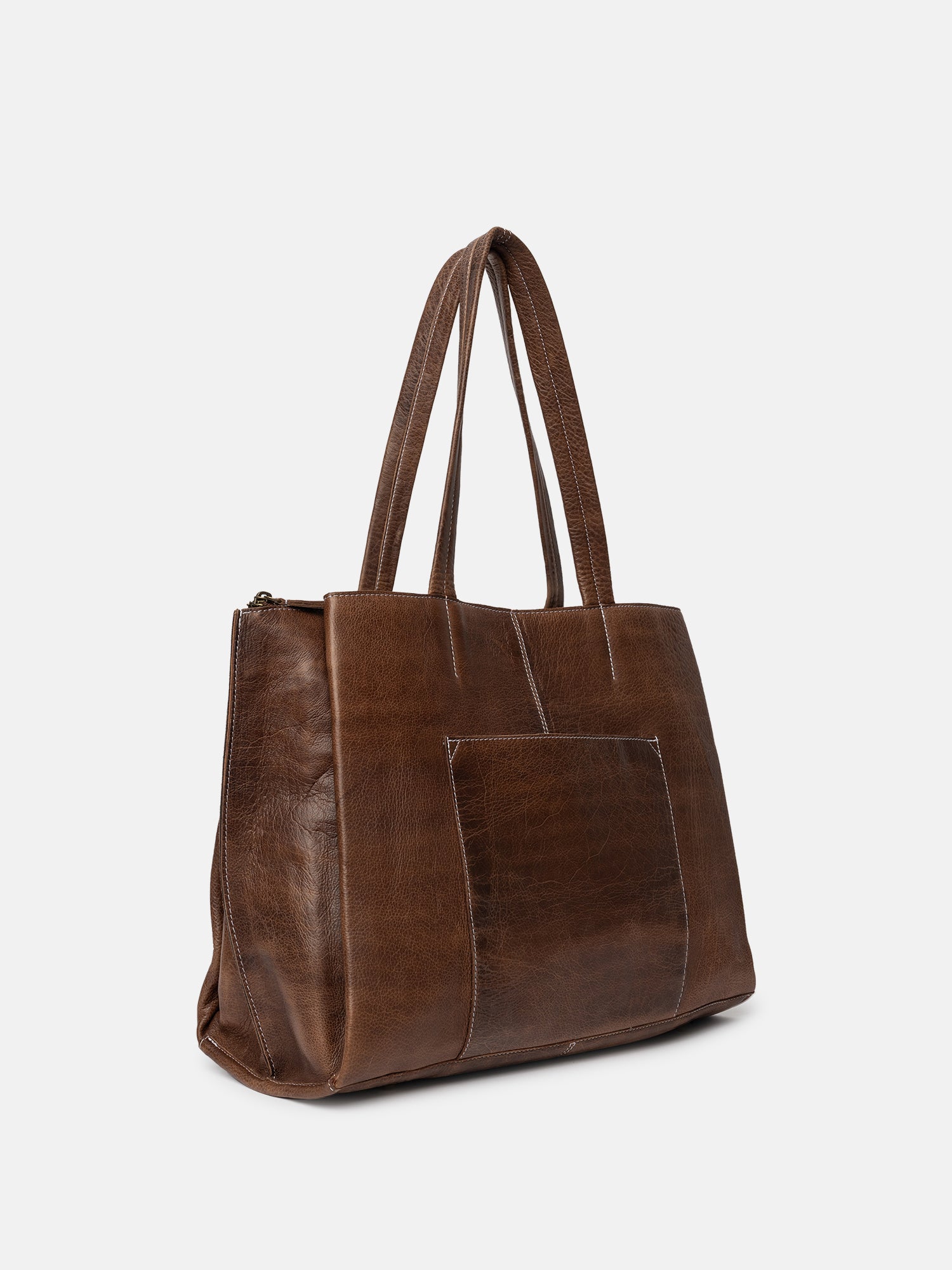 RE:DESIGNED Eliana 6055 Arbeitstasche Woodsmoke Leder