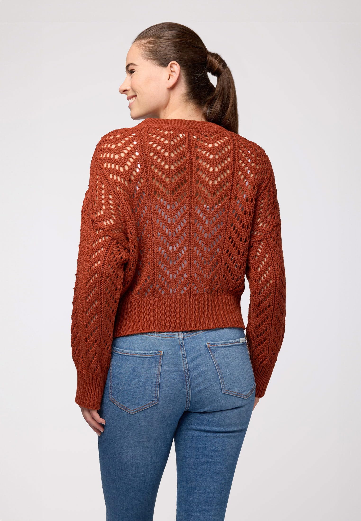 SURI FREY SFY Freyday SFW10055 Pullover XS Ajourstrick