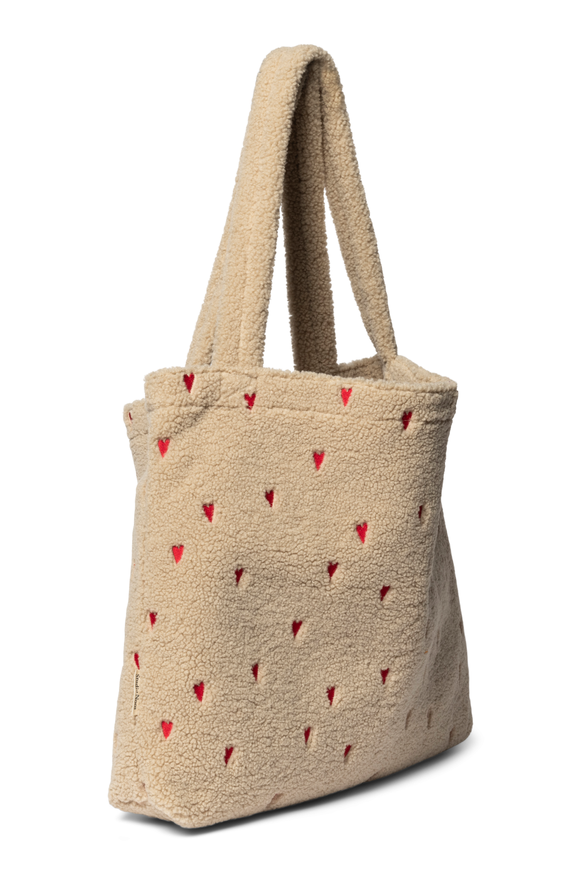 Studio Noos Teddy Mom Bag Wickeltasche Ecru Hearts