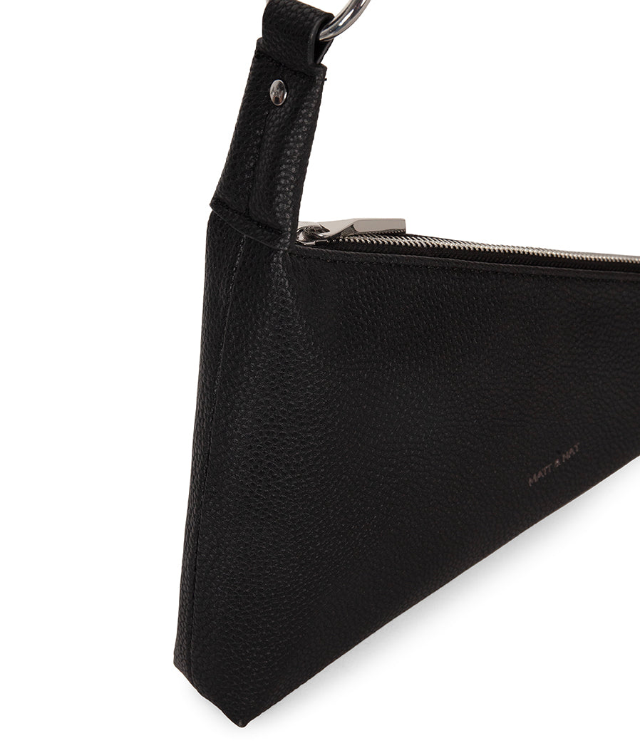 Matt & Nat Matina Grain Schultertasche Schwarz vegan