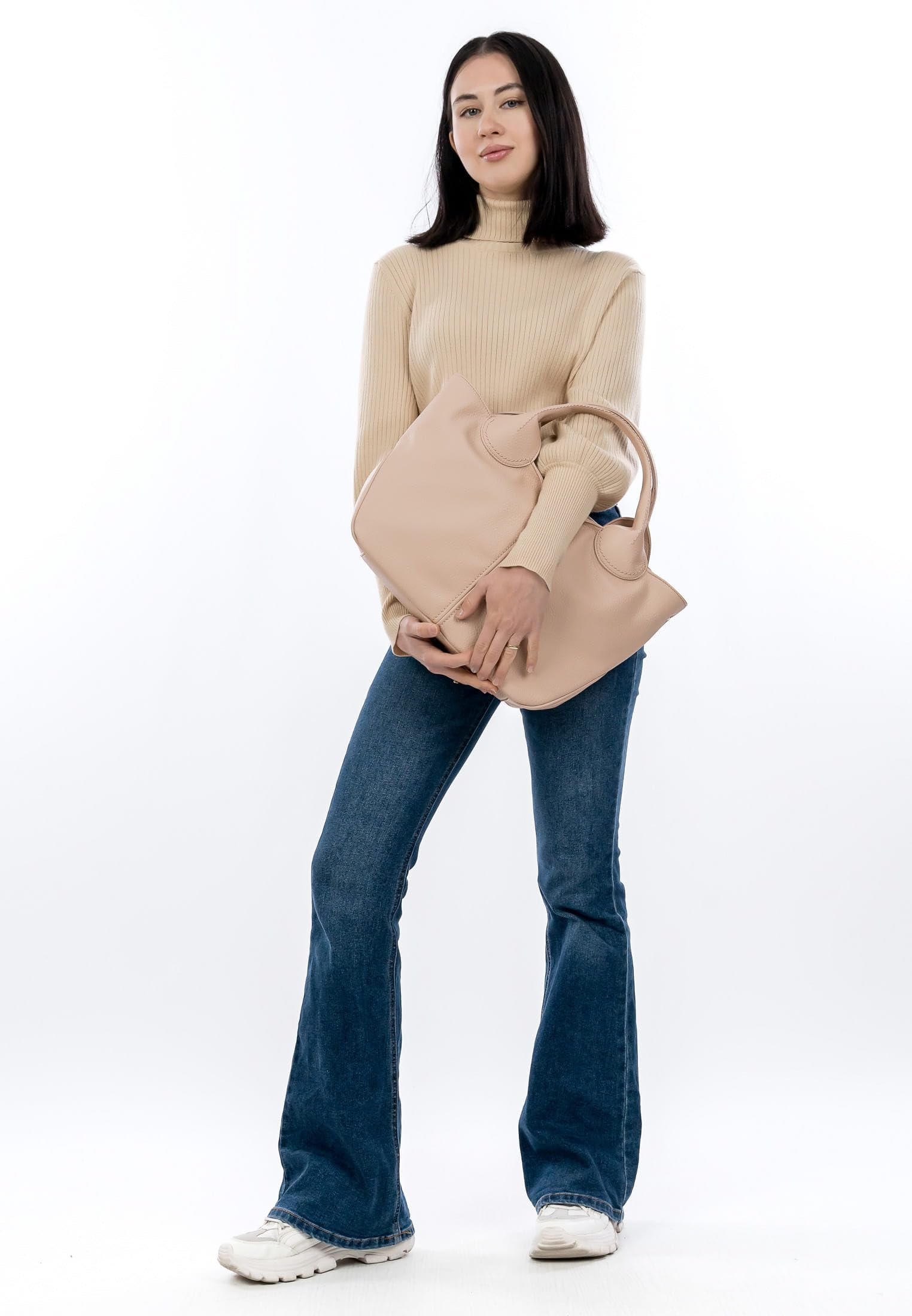 SURI FREY Nessy Cityshopper L Shopper Rosa A4 Schulterriemen
