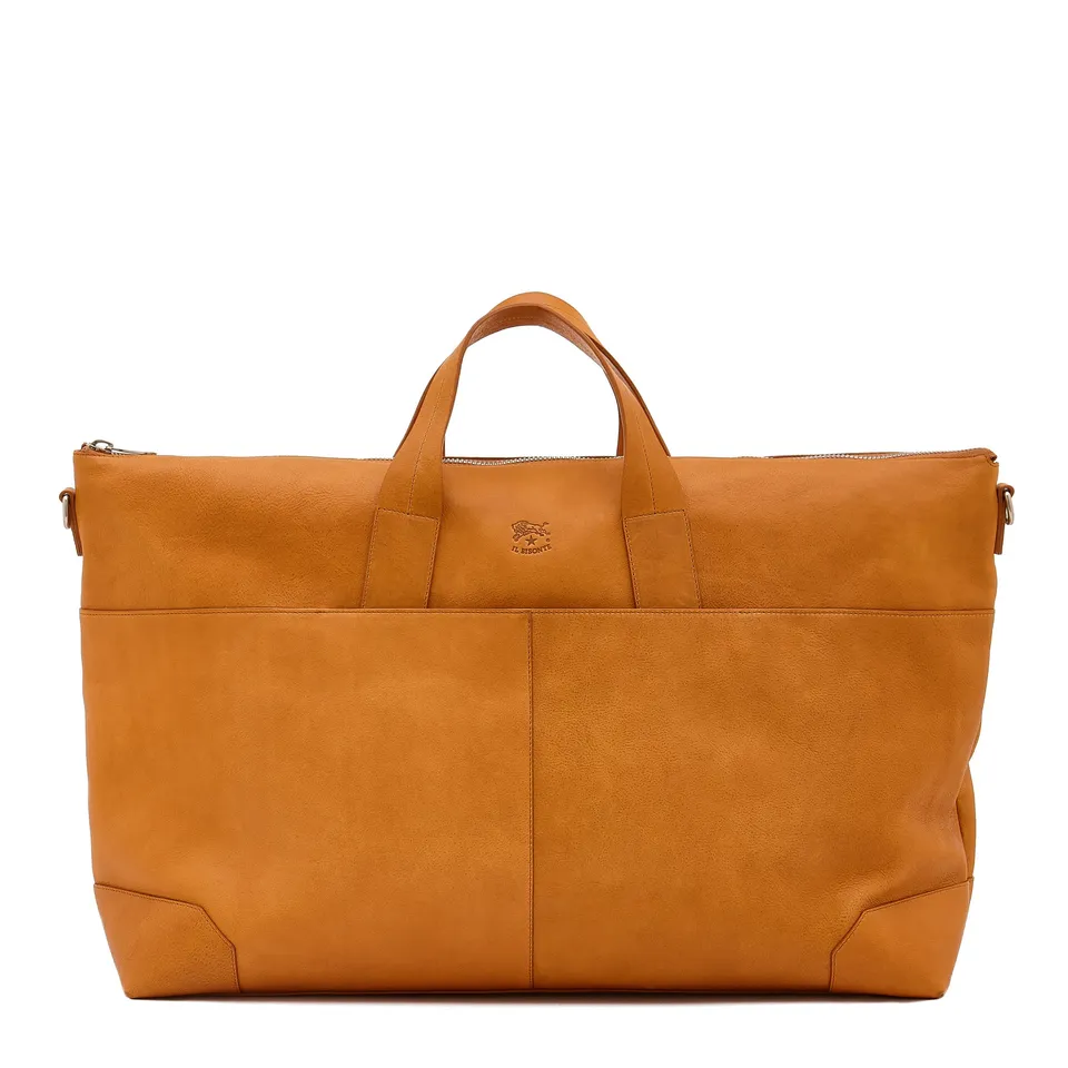 Il Bisonte Galileo Reisetasche Natur Vollleder