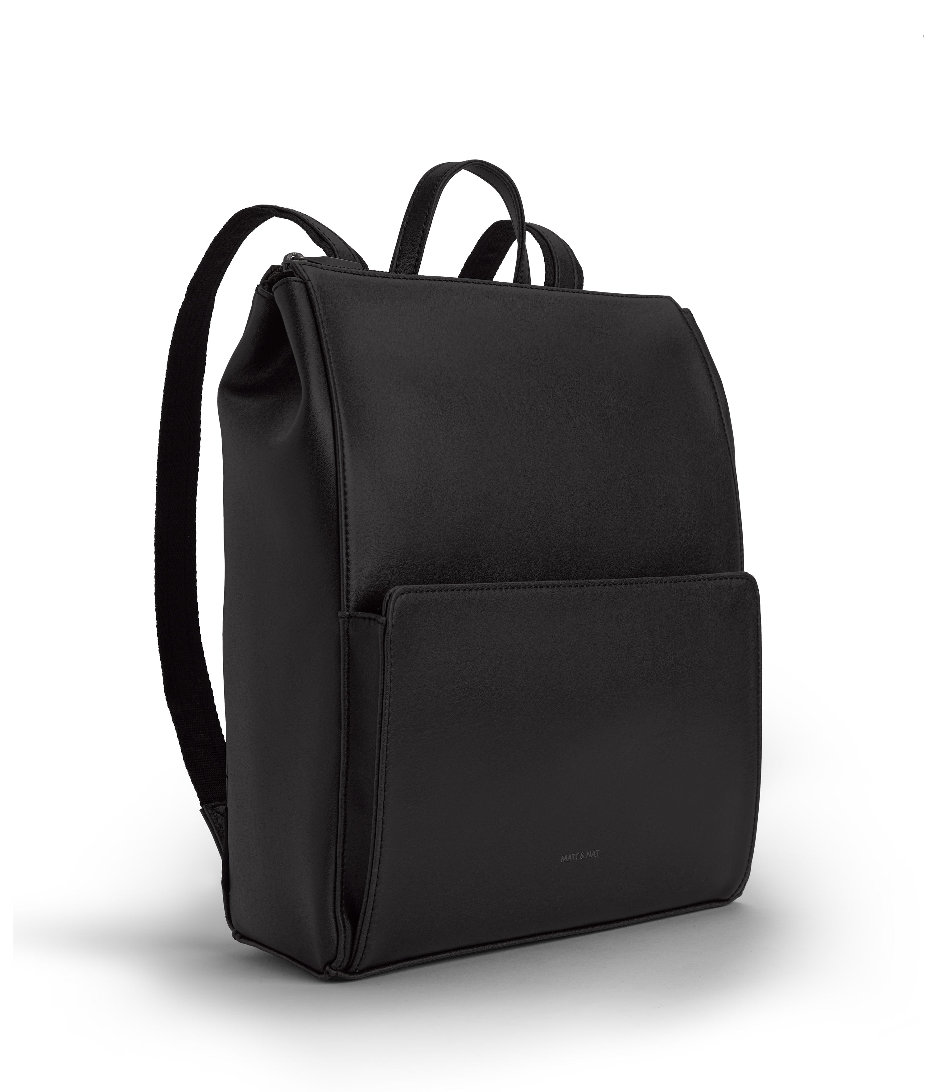 Matt & Nat Eve Vintage Rucksack schwarz vegan 13 Zoll