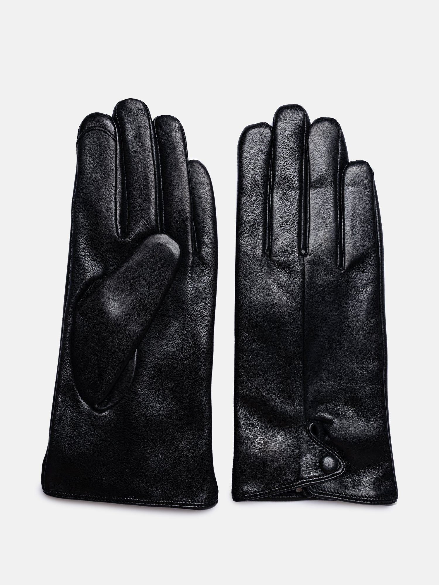 RE:DESIGNED Lissa Wool Handschuhe Schwarz Wolle
