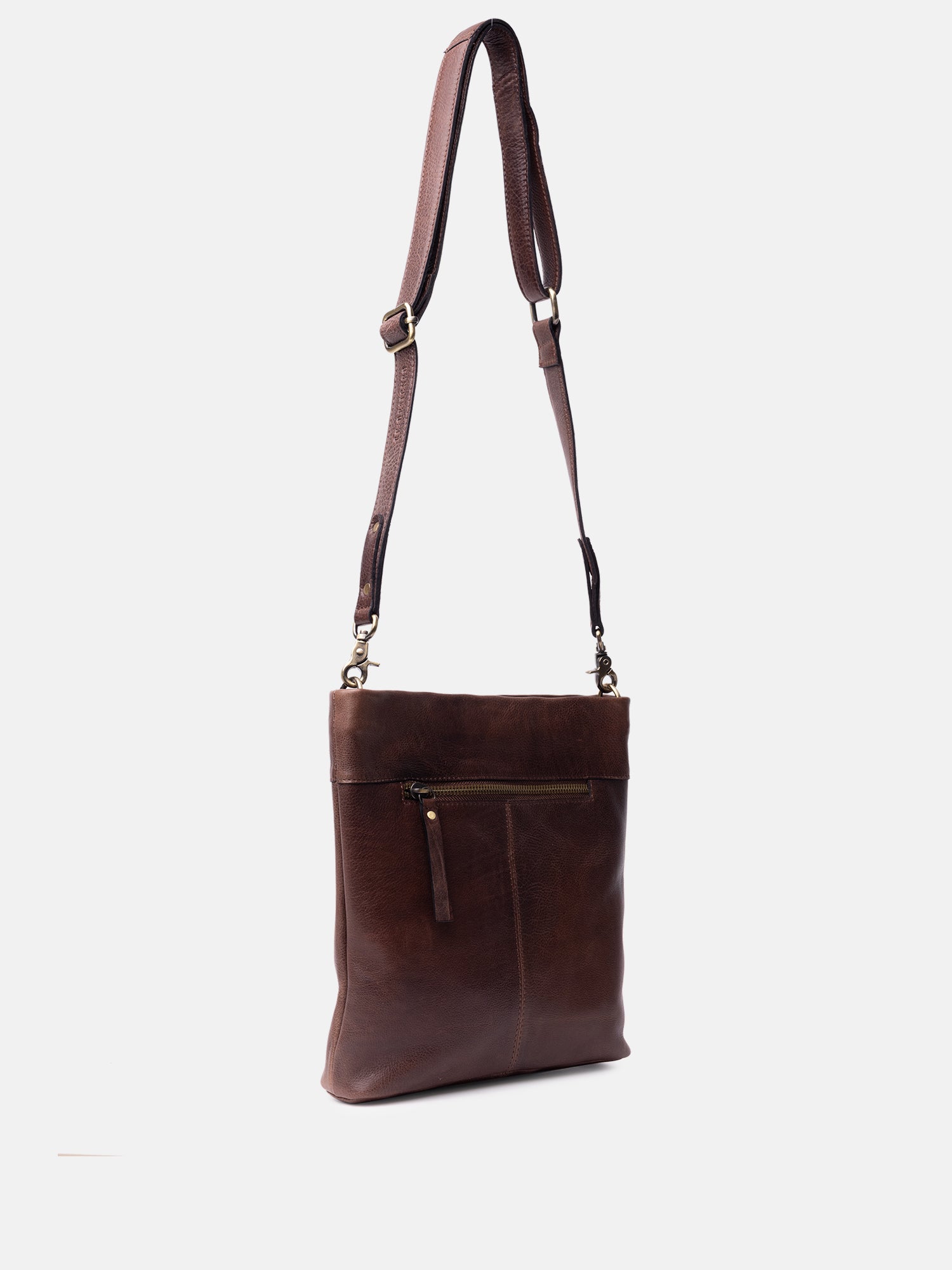 RE:DESIGNED Olea Small Umhängetasche Woodsmoke Vollleder