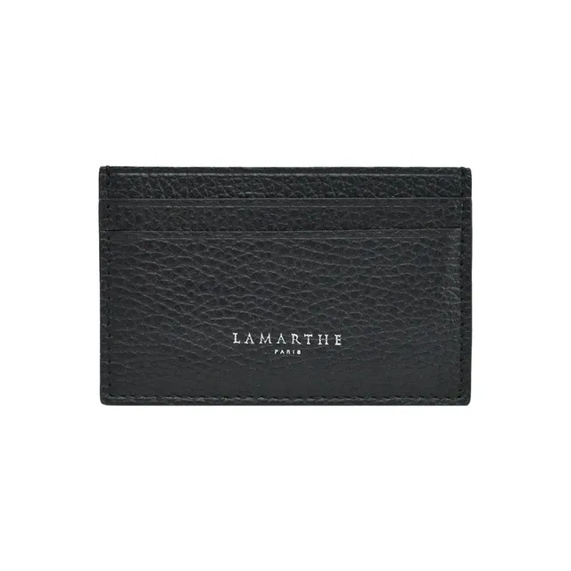 Lamarthe Saphir SPU208 Kartenetui Schwarz Leder