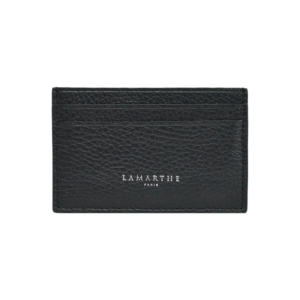 Lamarthe Saphir SPU208 Kartenetui Schwarz Leder