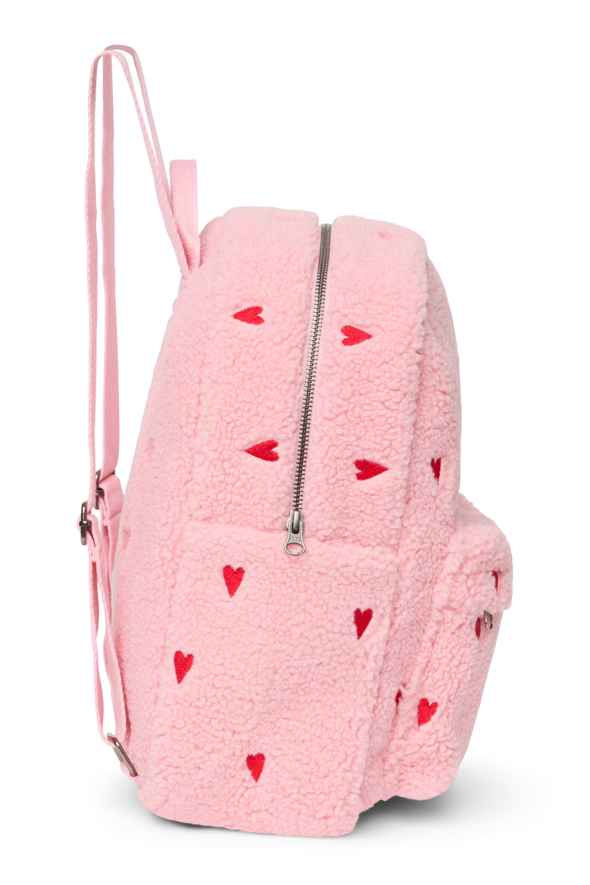 Studio Noos Teddy Midi Backpack Rucksack Hellrosa Herzen