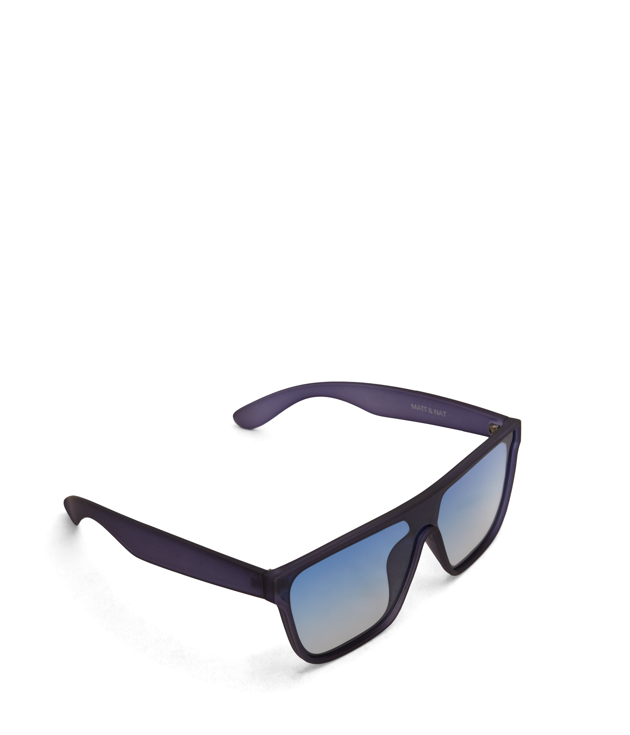 Matt & Nat Feige eckige Sonnenbrille polarisiert blau