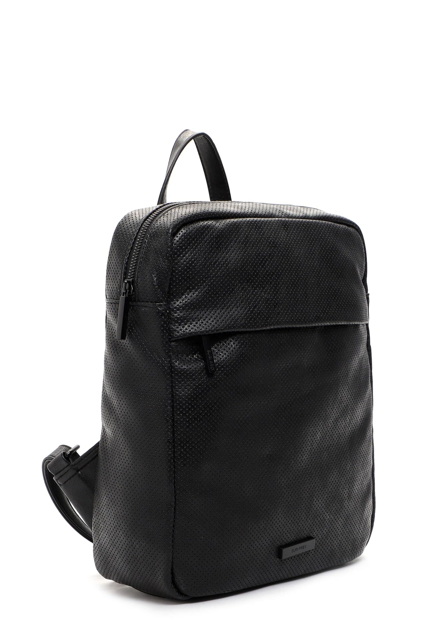 SURI FREY Celly Backpack Rucksack schwarz perforiert