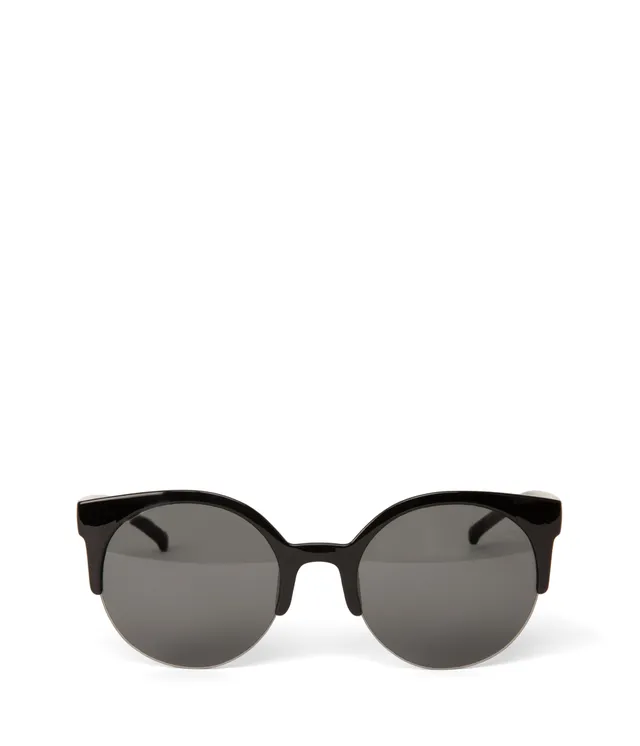 Matt & Nat OVERT-2 Sonnenbrille Schwarz Polarisiert Recycelt