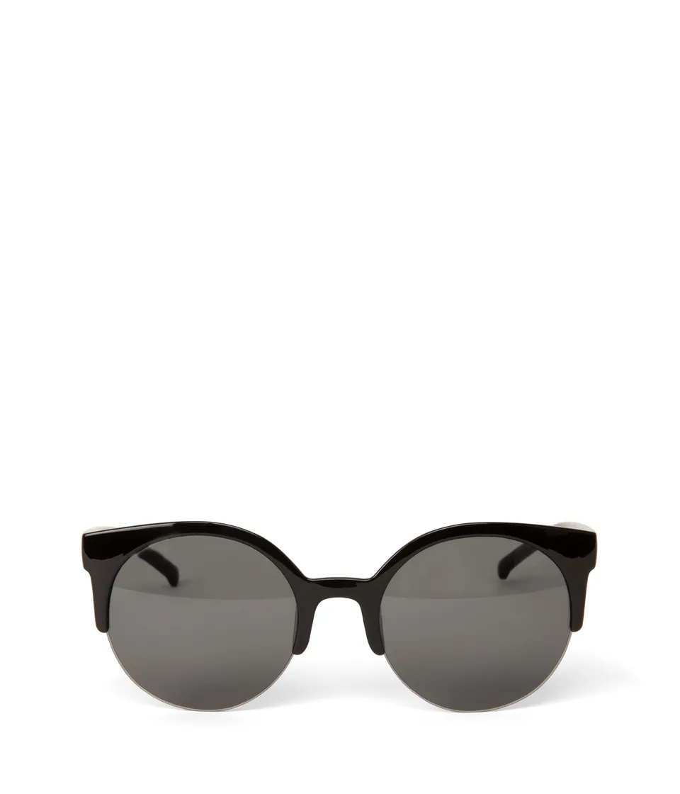 Matt & Nat OVERT-2 Sonnenbrille Schwarz Polarisiert Recycelt