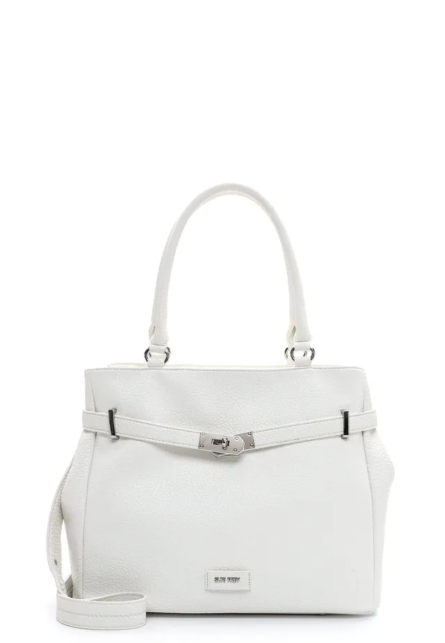 SURI FREY Leony Cityshopper Handtasche Weiß genarbt