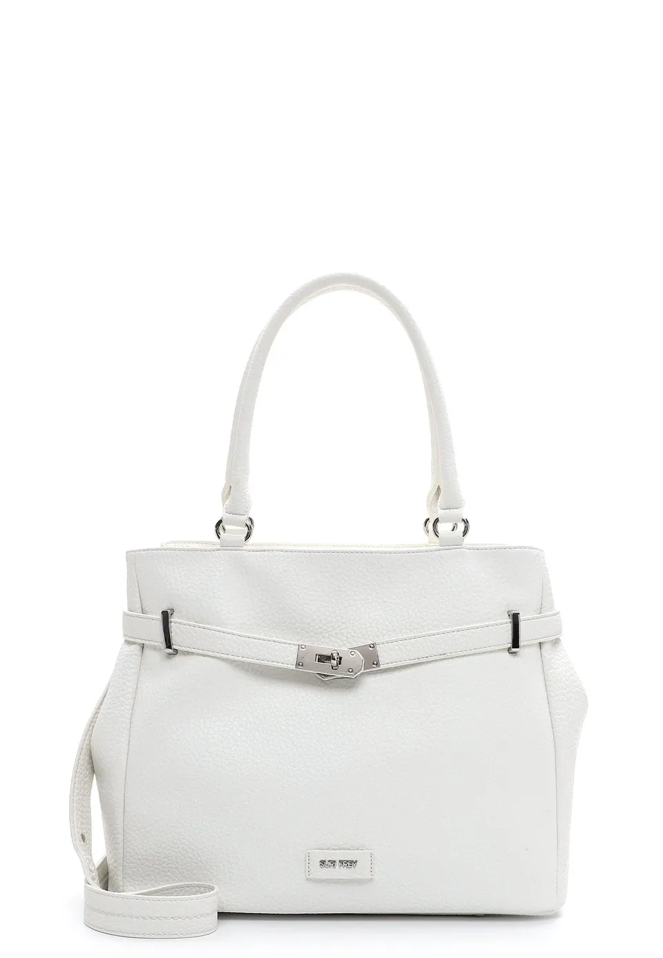 SURI FREY Leony Cityshopper Handtasche Weiß genarbt