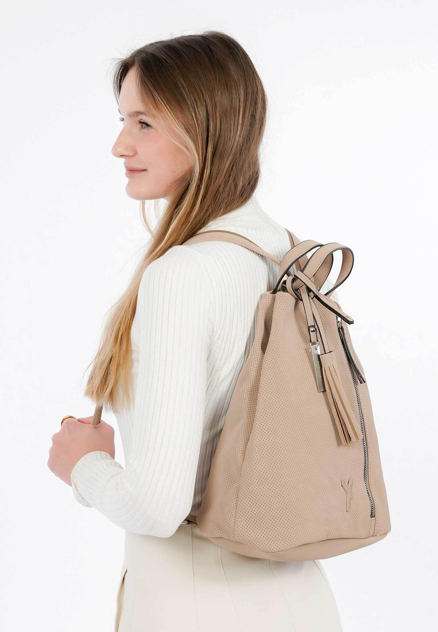 SURI FREY Romy 12410 Rucksack Sand Lasercut