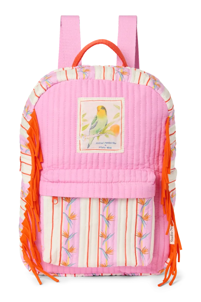Studio Noos Midi Rucksack Birds für Schulkinder 5-10