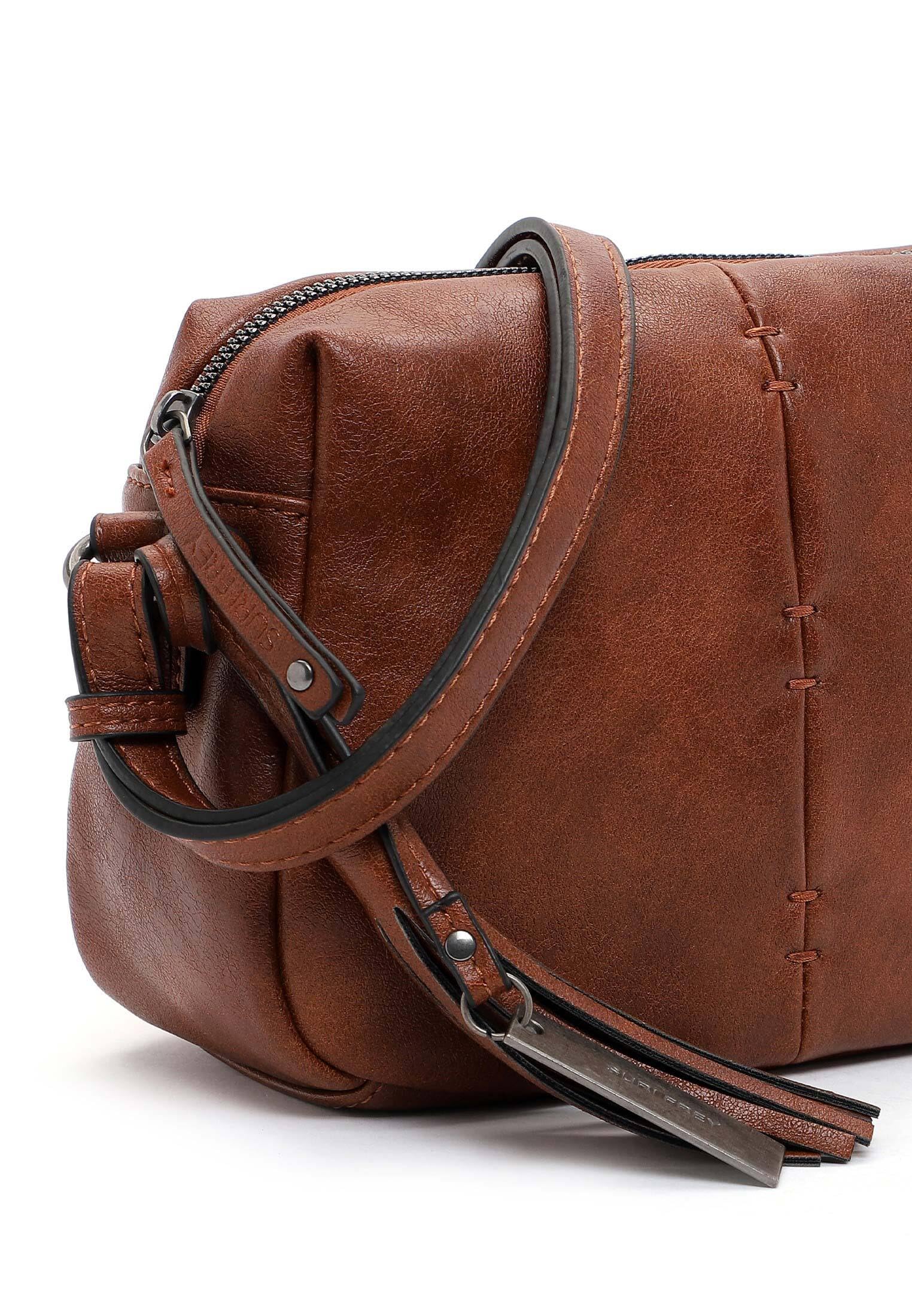SURI FREY Livy Crossover Umhängetasche Cognac 23 cm