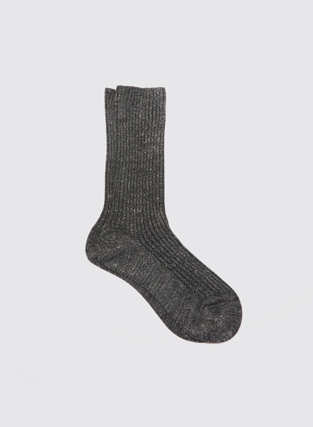 Maria la Rosa Metallic Socken Khaki Glitzer
