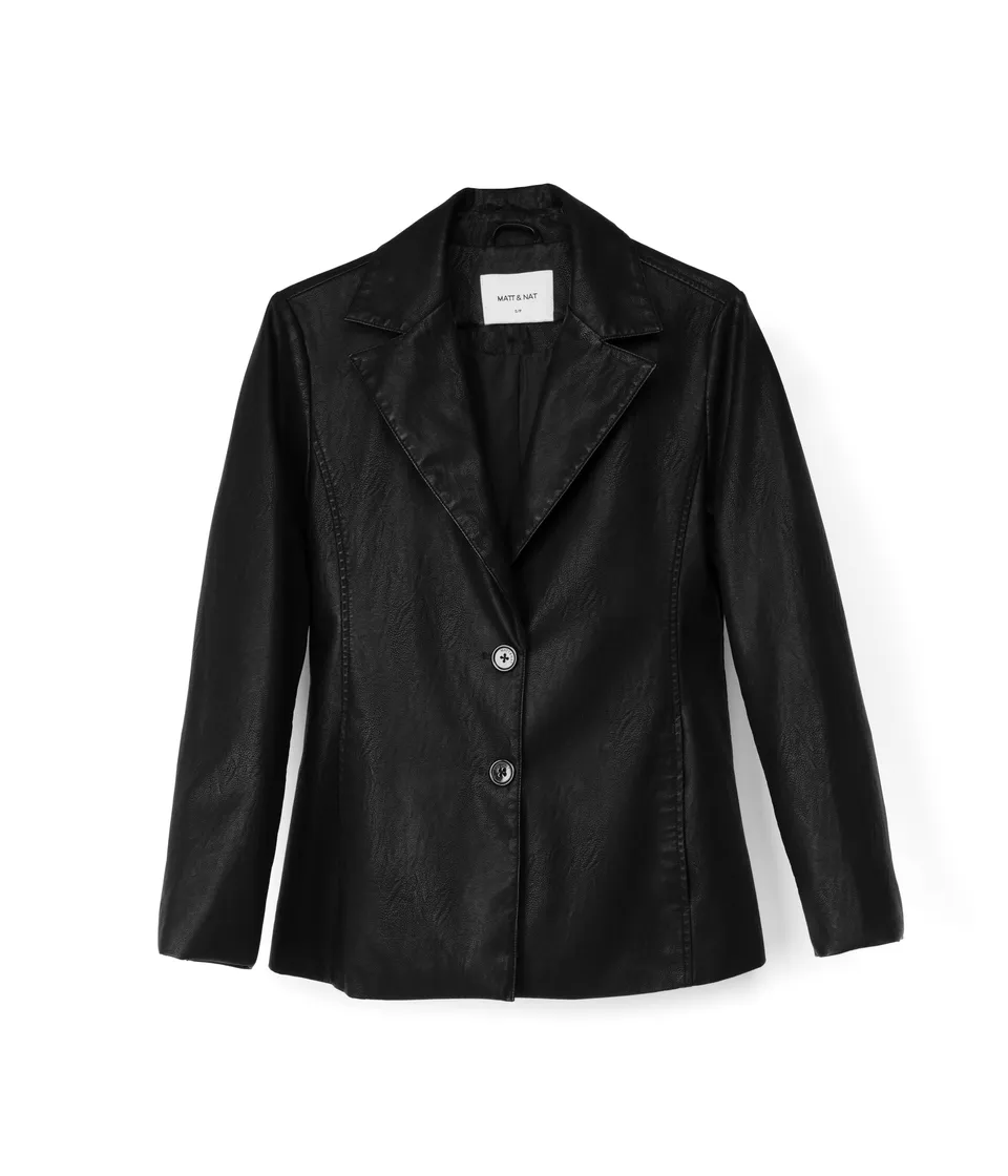 Matt & Nat Katrin Blazer Schwarz vegan