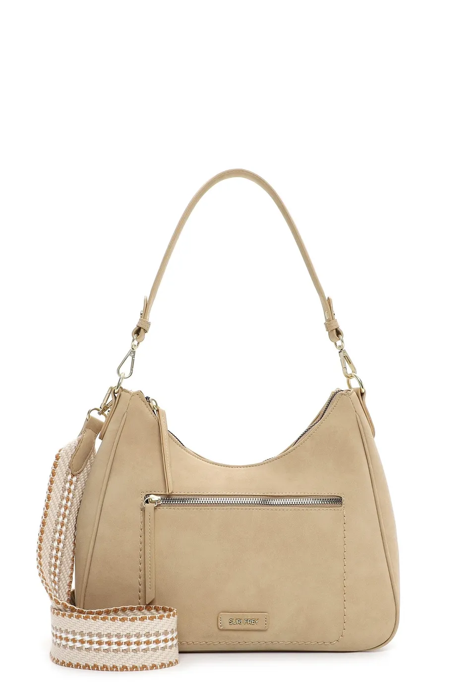 SURI FREY SFY Christy 16973 Beutel Sand Velouroptik