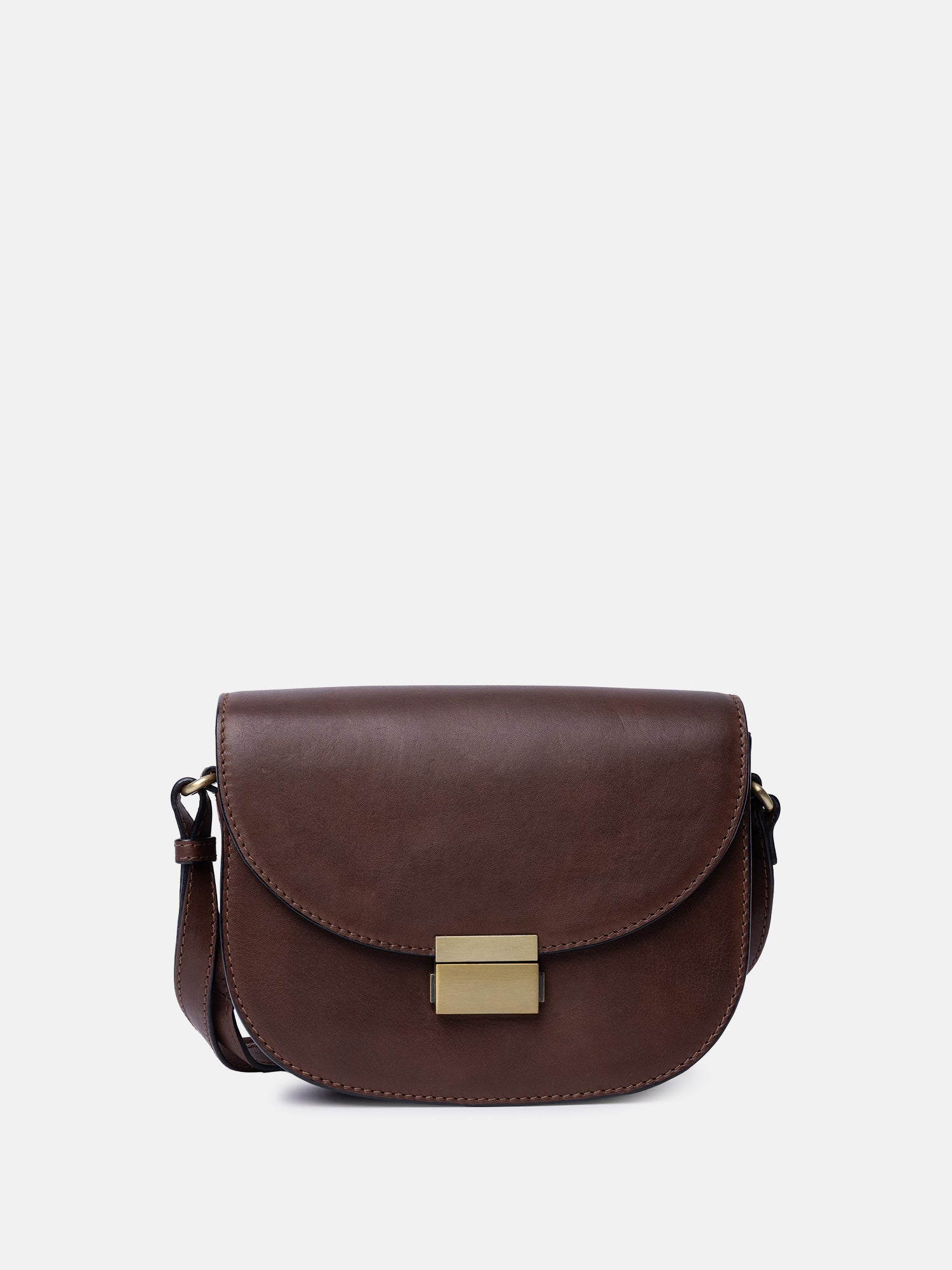 RE:DESIGNED Sivja 6673 Umhängetasche Braun Leder