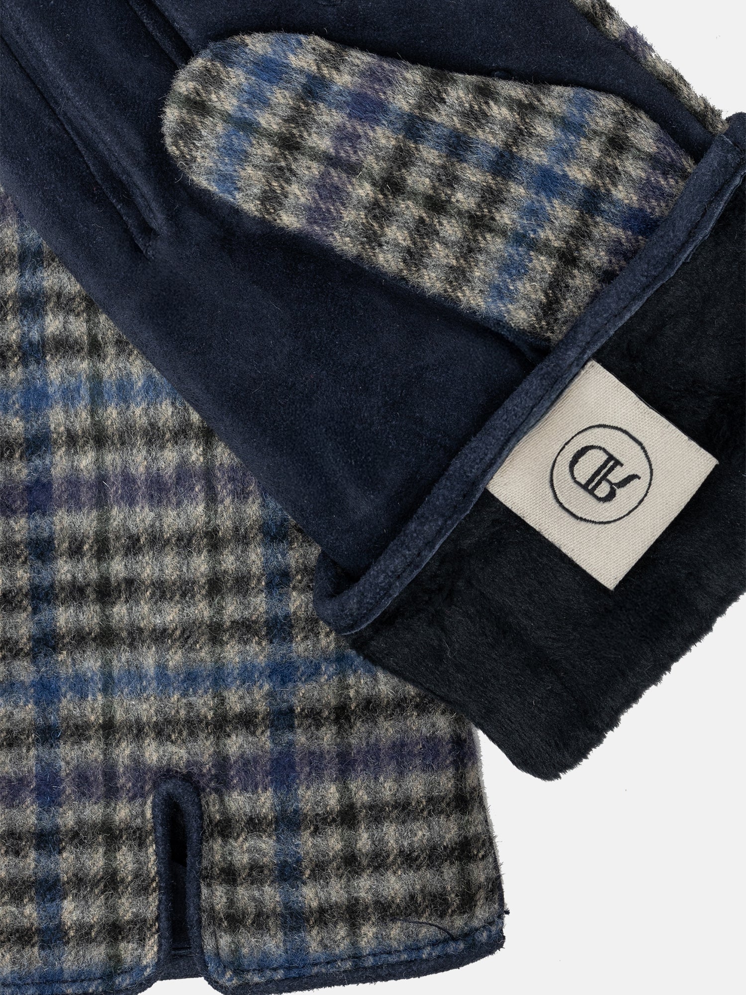RE:DESIGNED Keira Handschuhe Navy Leder Touch