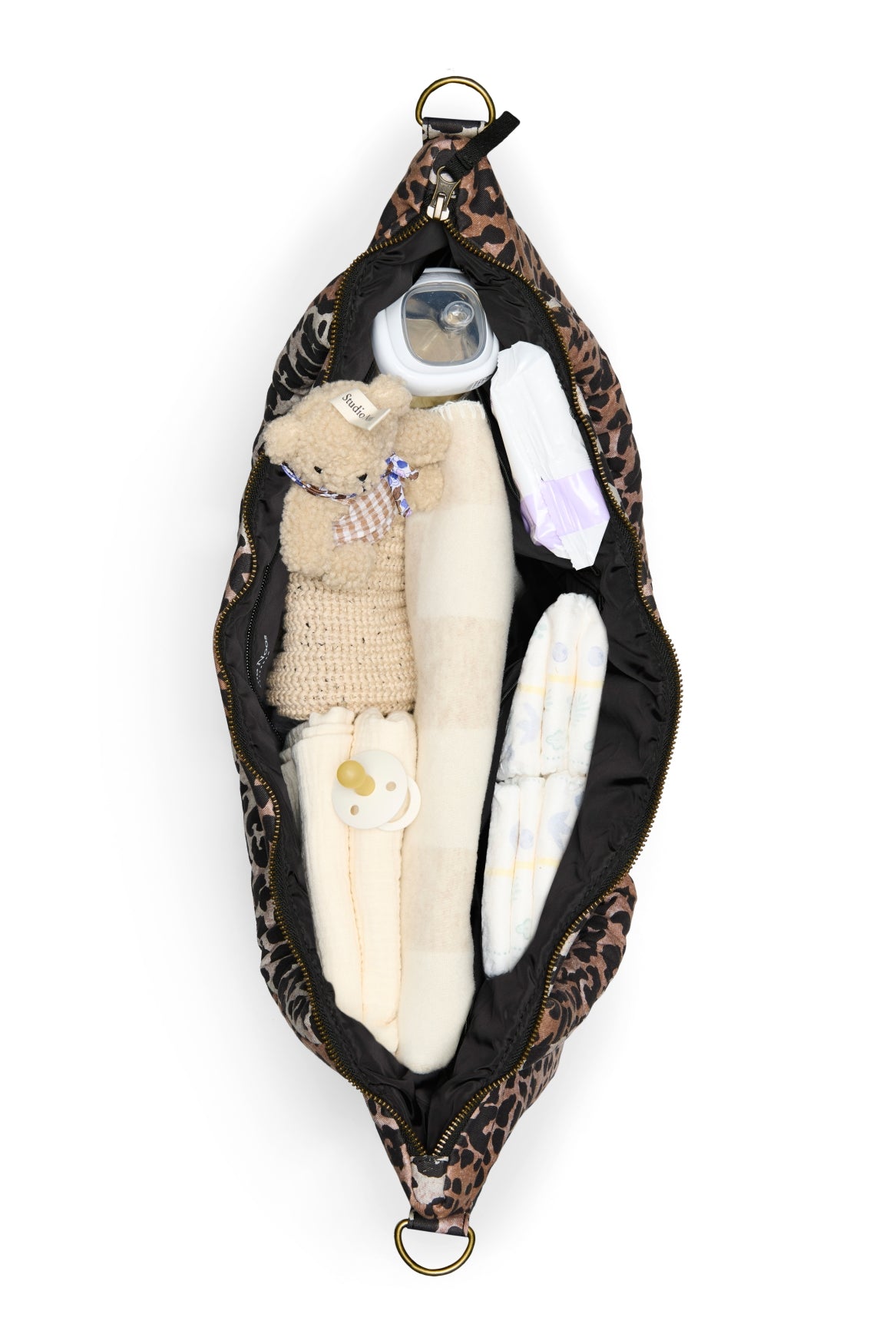 Studio Noos Soft Cotton Wickeltasche Hazel Leopard