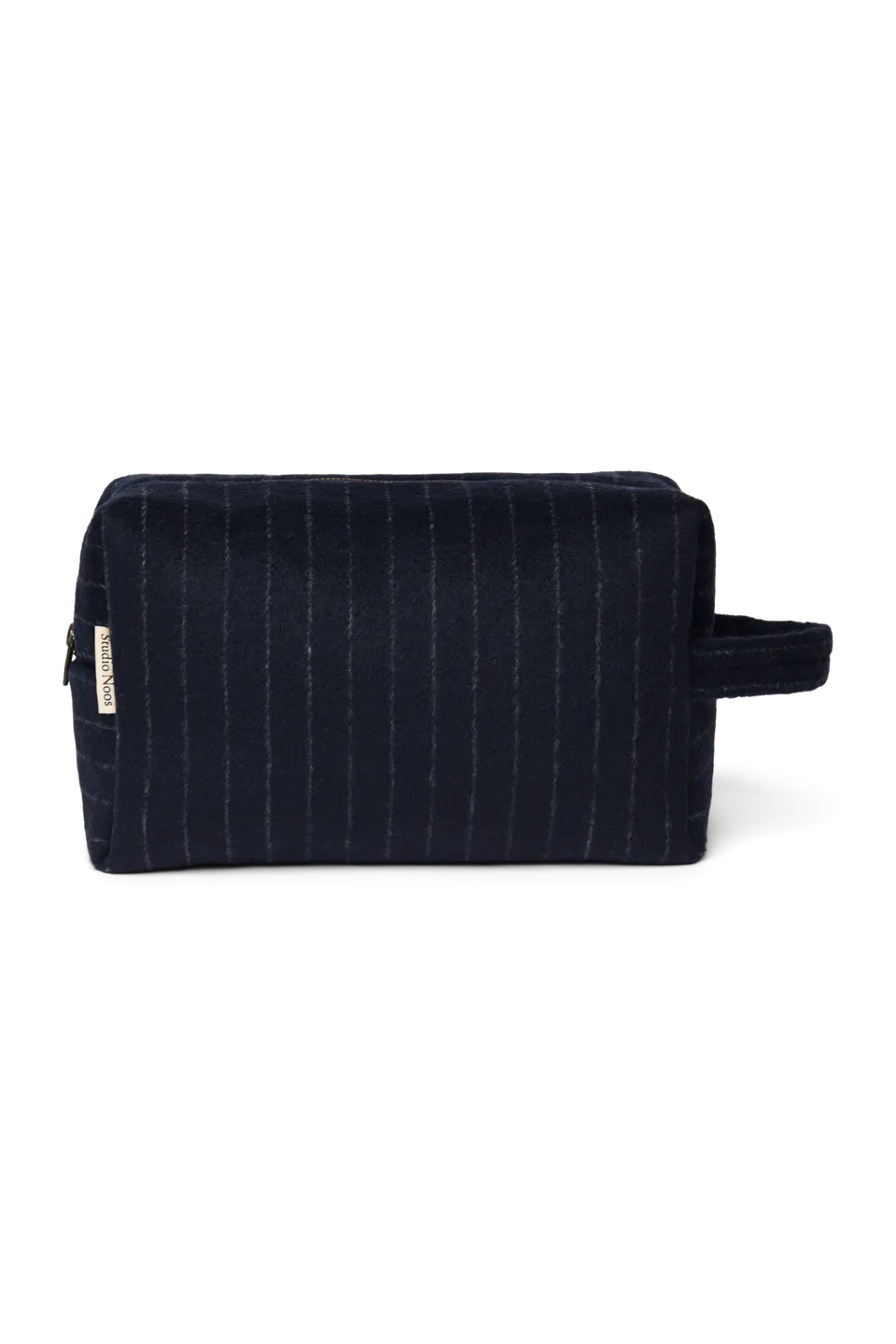 Studio Noos Flannel Chalkstripe Kulturtasche Dark Blue