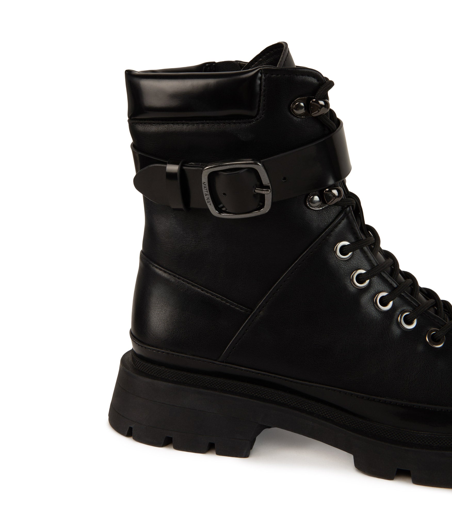 Matt & Nat Tomei Combat Boots Schwarz vegan