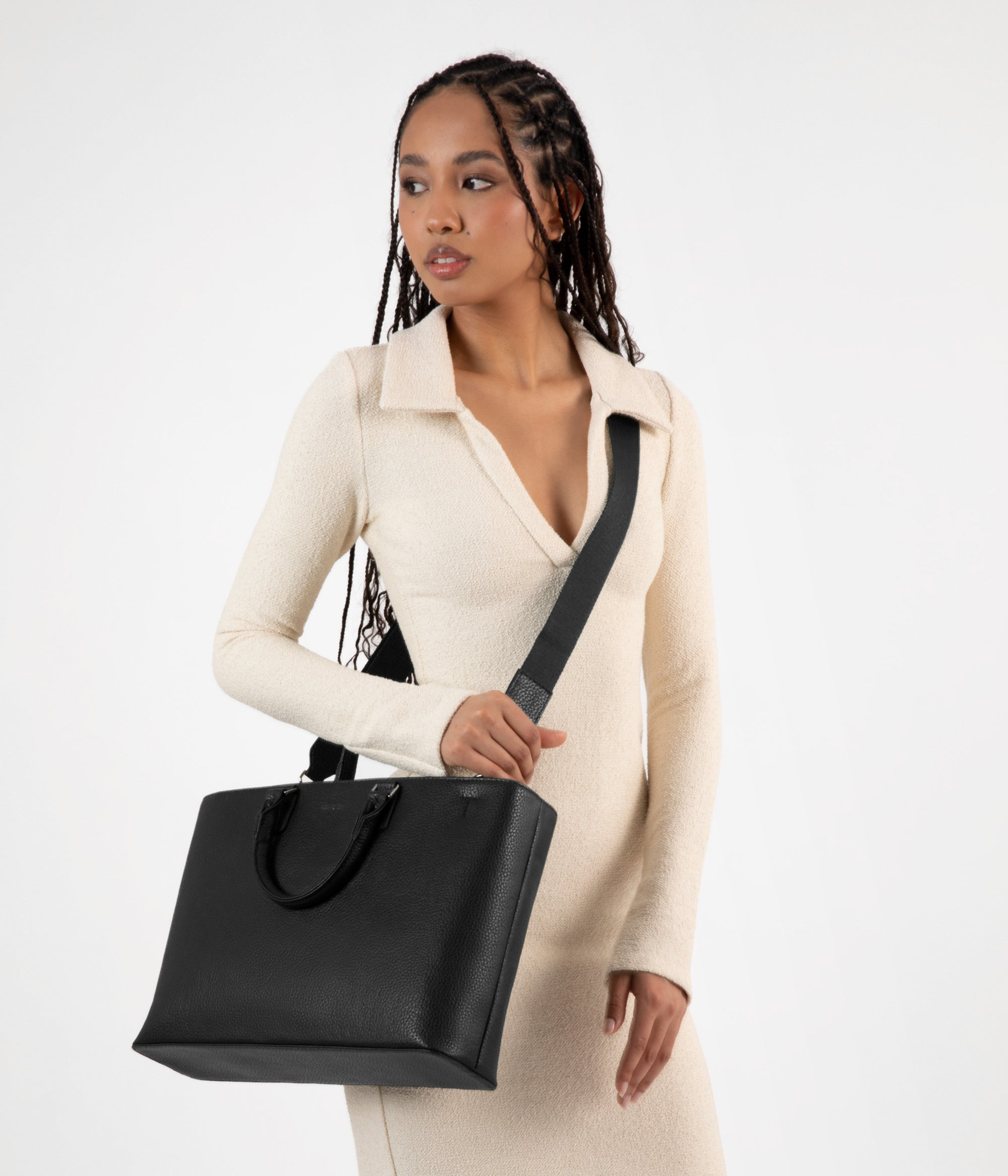 Matt & Nat Sevyn Purity Satchel schwarz 14 Zoll Laptop