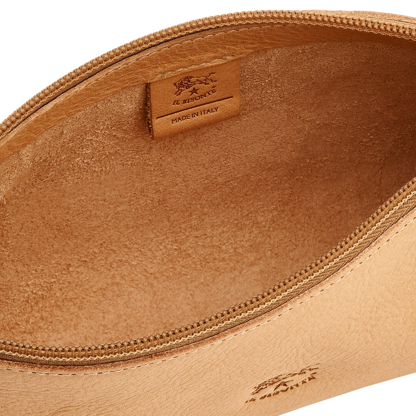 Il Bisonte Salina Damen Schultertasche Natur Vollleder