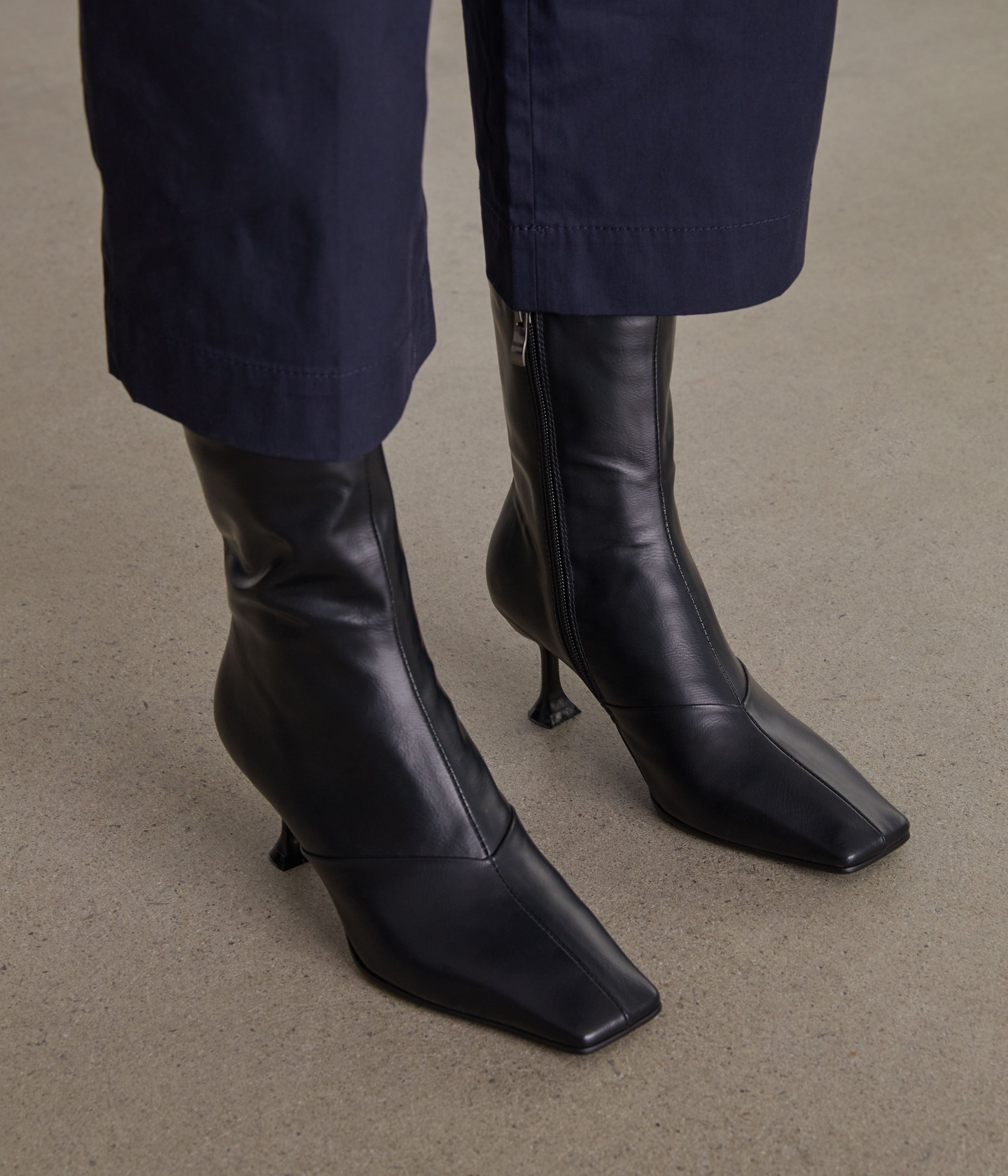Matt & Nat Amour Stiefeletten vegan Absatz schwarz
