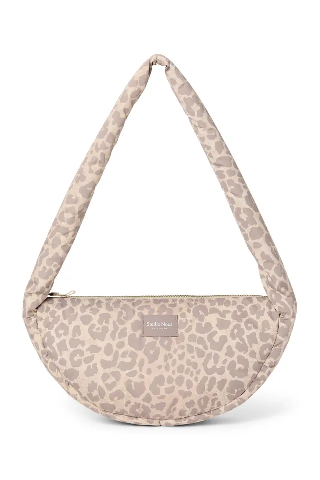 Studio Noos Puffy Mini Cross Body Bag Umhängetasche Leopard