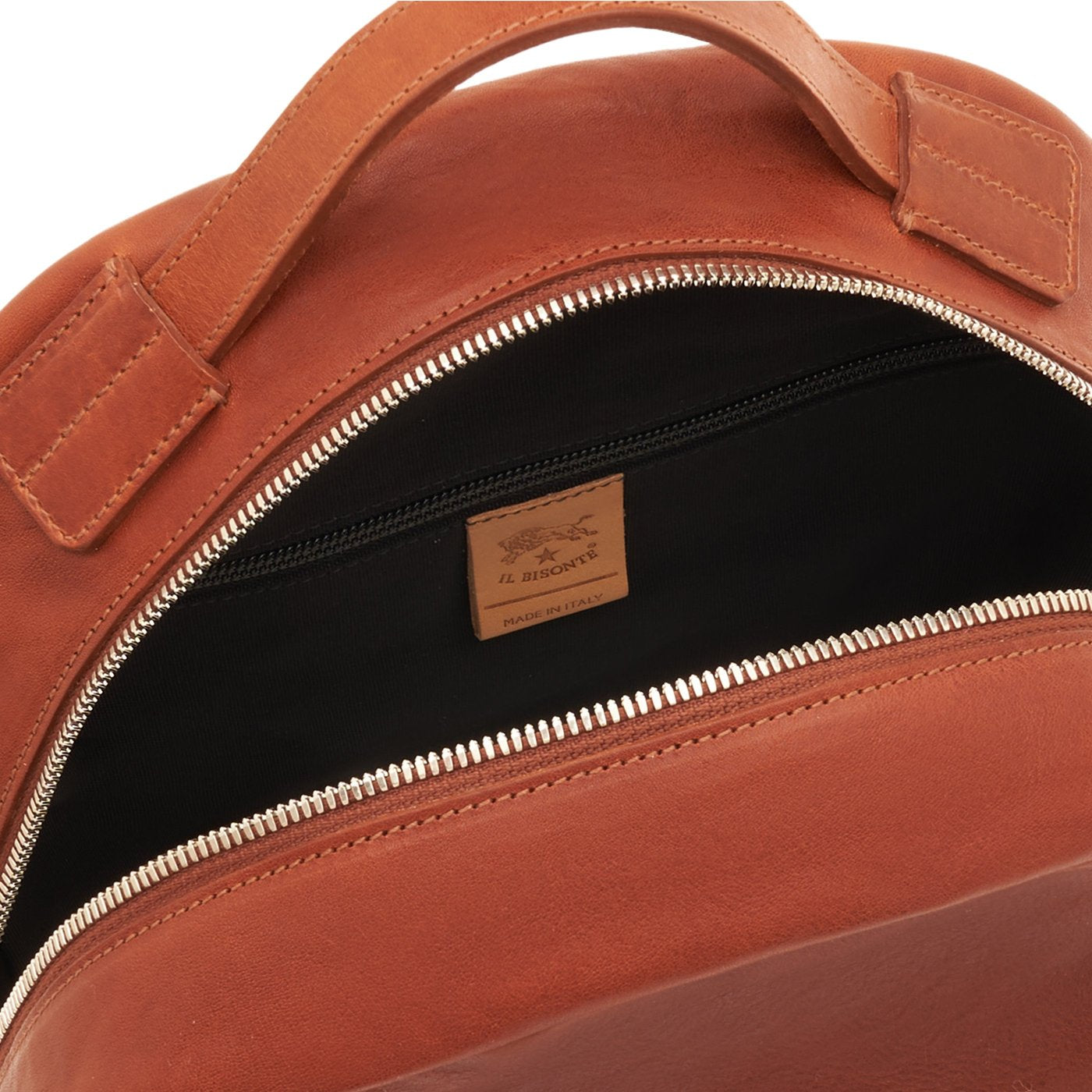 Il Bisonte Meleto Rucksack Sepia Vollleder