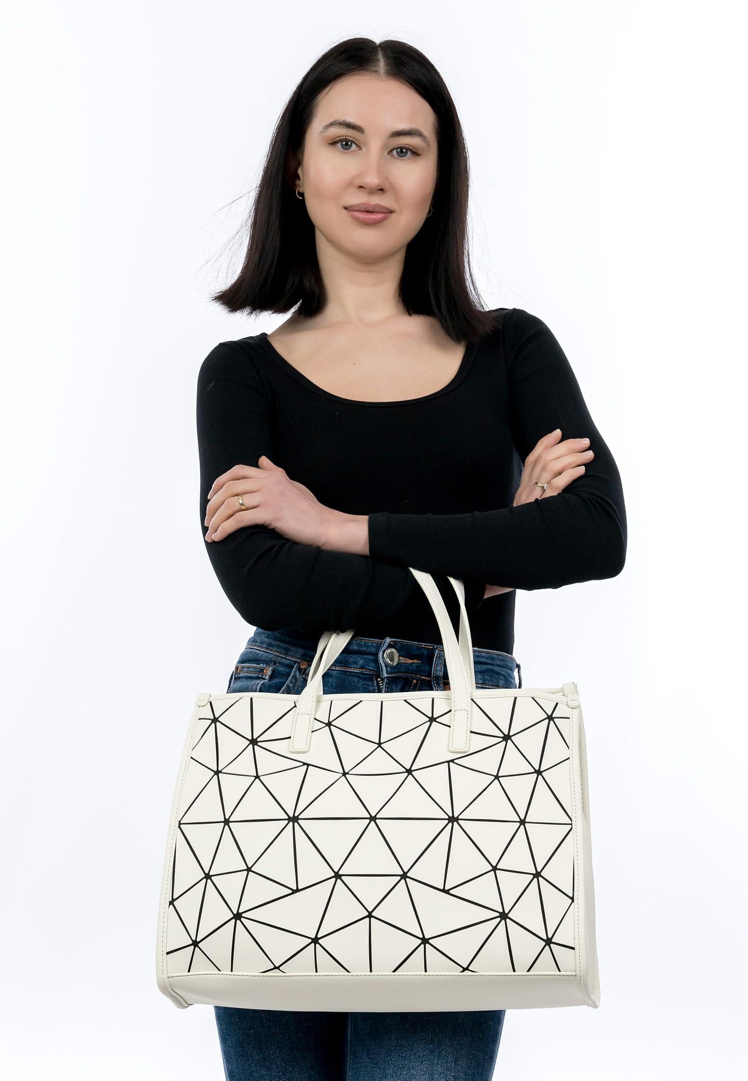 SURI FREY Jessy-Lu Cityshopper L Shopper Weiß