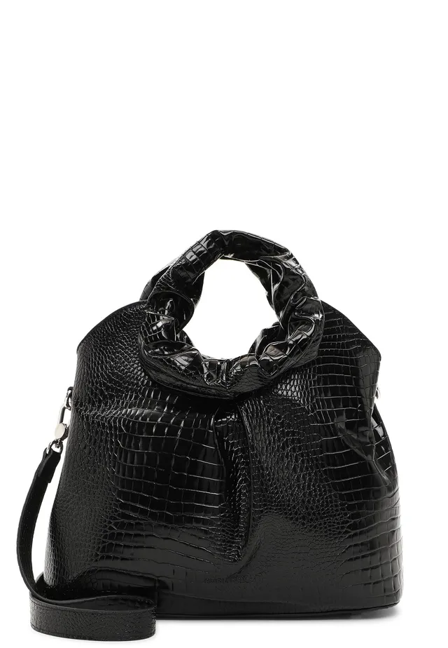 SURI FREY TechBag 16500 Shopper Black-Kroko vegan