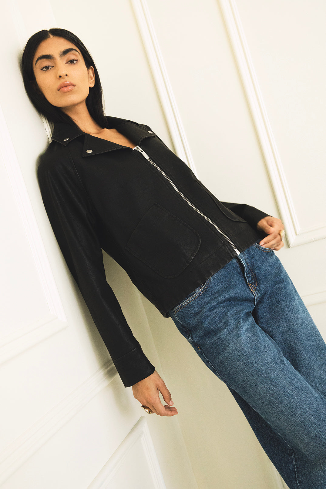 Matt & Nat RIVI Bomberjacke schwarz vegan XS-XL