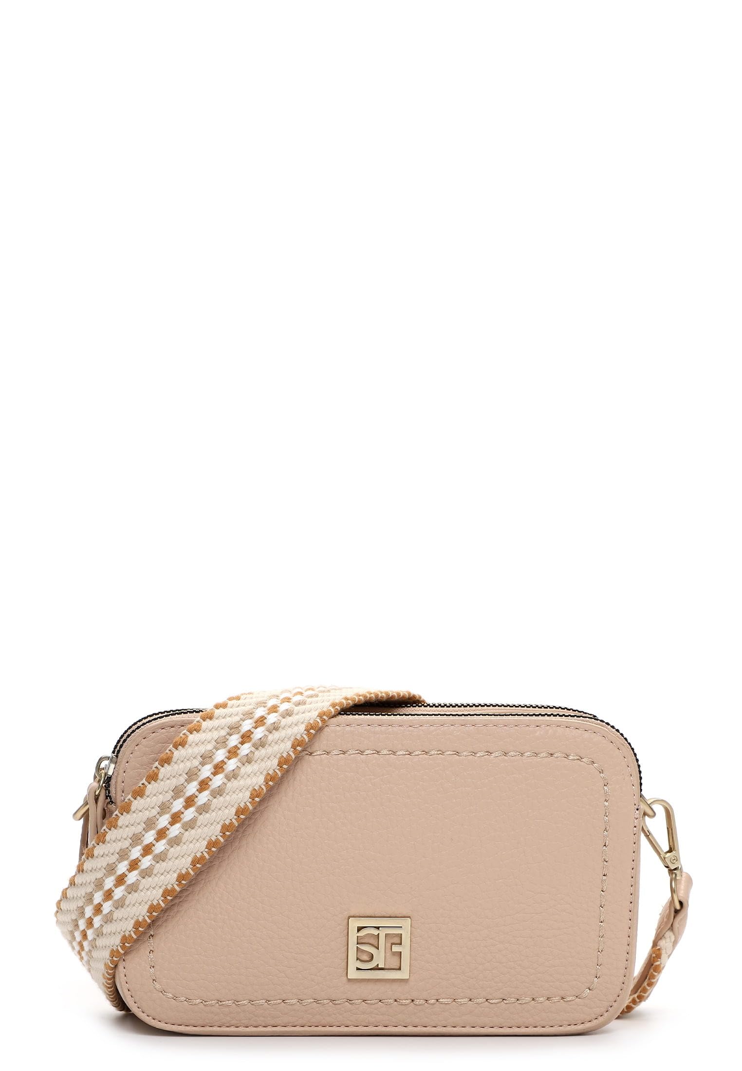 SURI FREY SFY Amey 16870 Umhängetasche Beige geprägt