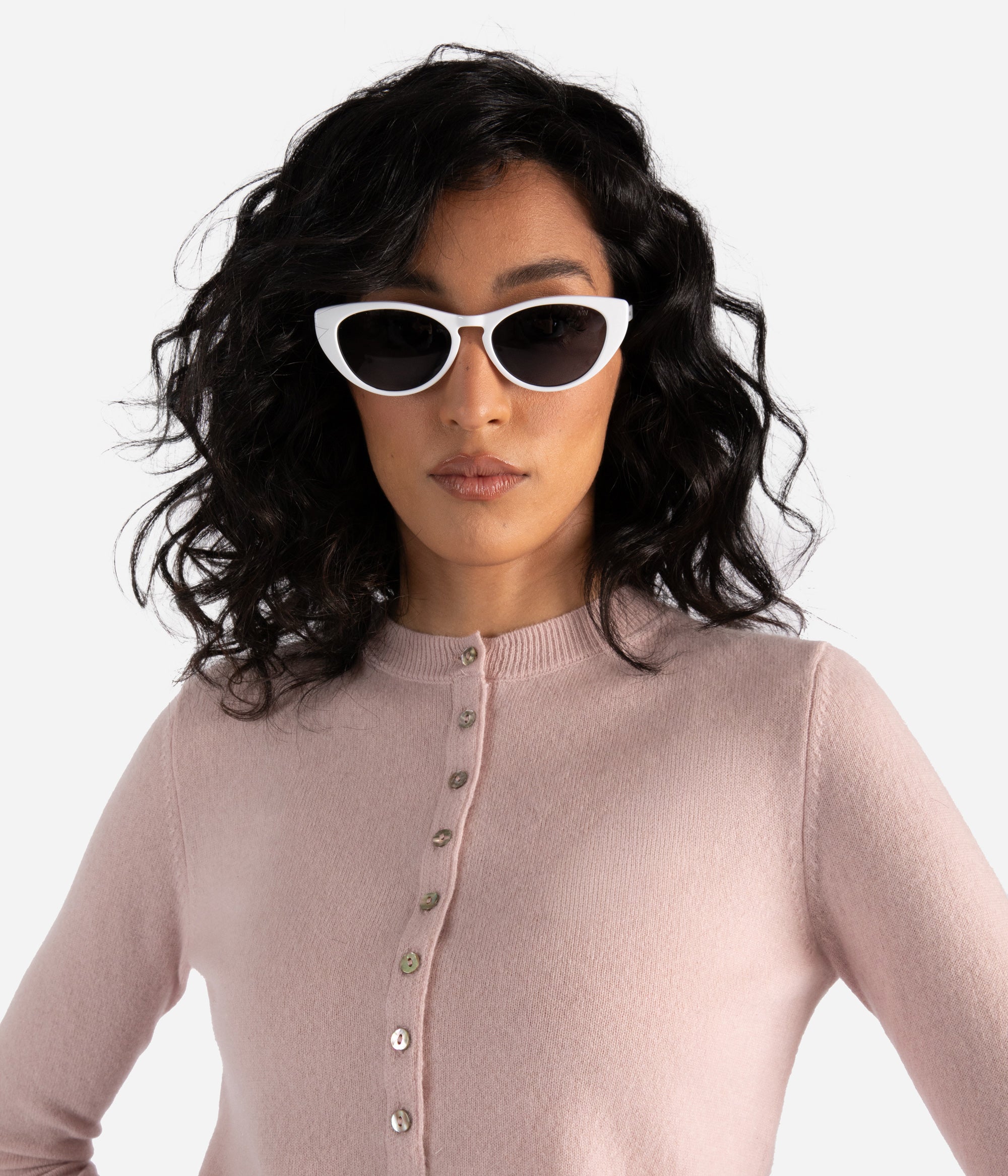 Matt & Nat Amara-2 Cat-Eye Sonnenbrille Schwarz Polarisiert