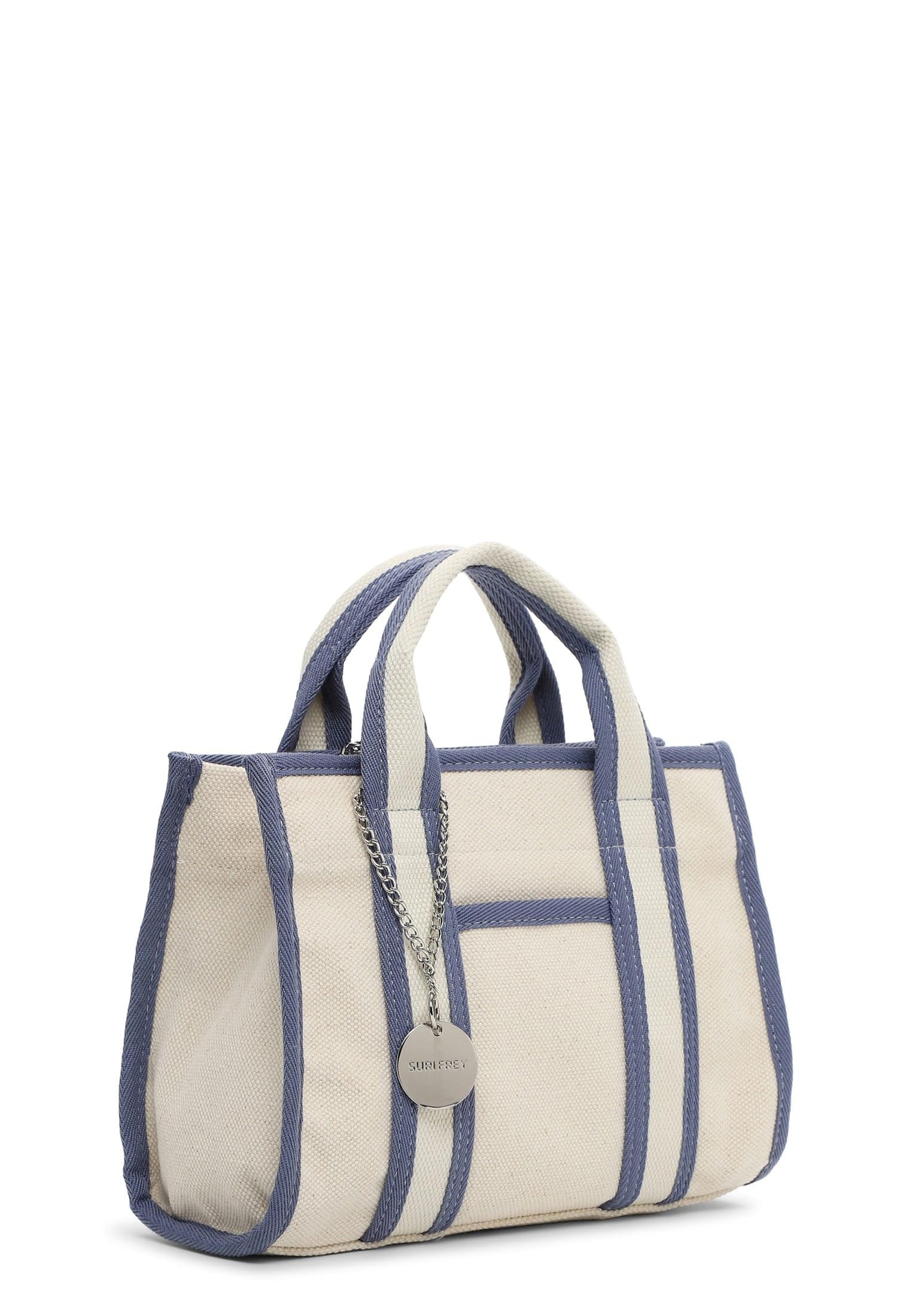 SURI FREY Bethany Cityshopper S Handtasche Denim blau Baumwolle