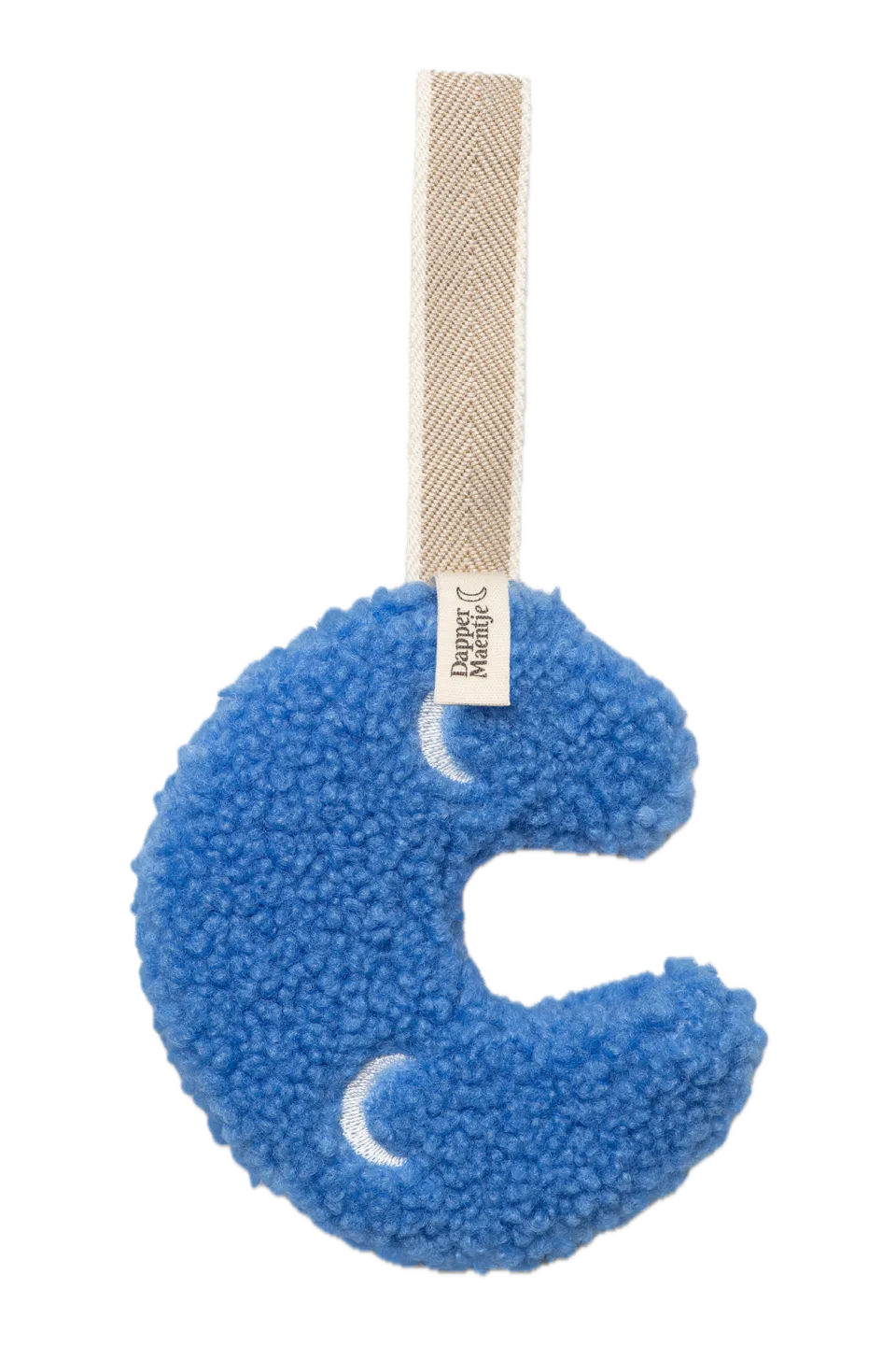 Studio Noos Schnuller Plüschtier Light Blue Moon mit Ring
