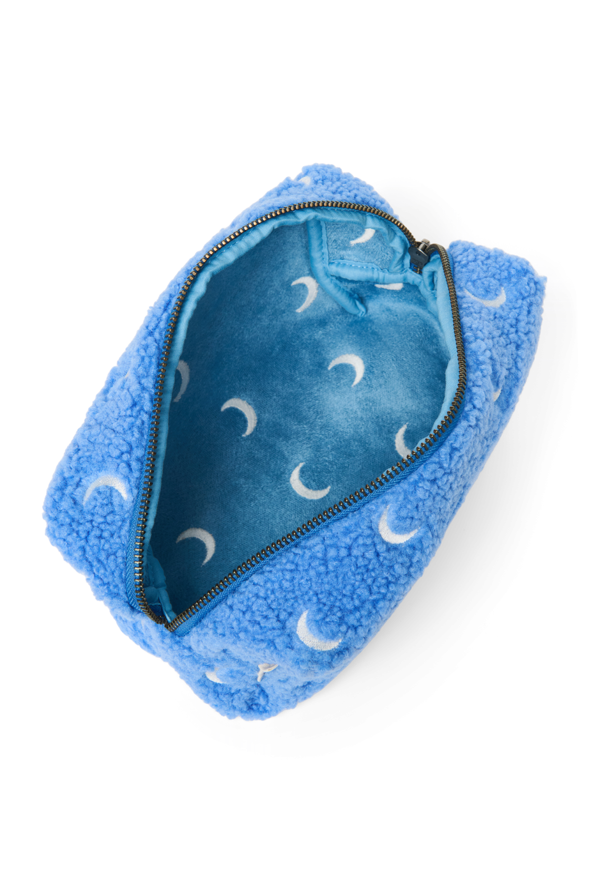 Studio Noos Teddy Pouch Light Blue Moon Kosmetiktasche
