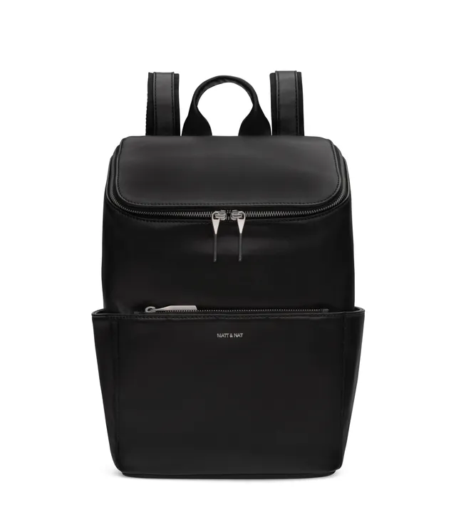 Matt & Nat Brave Rucksack Sol Schwarz 13 Zoll vegan
